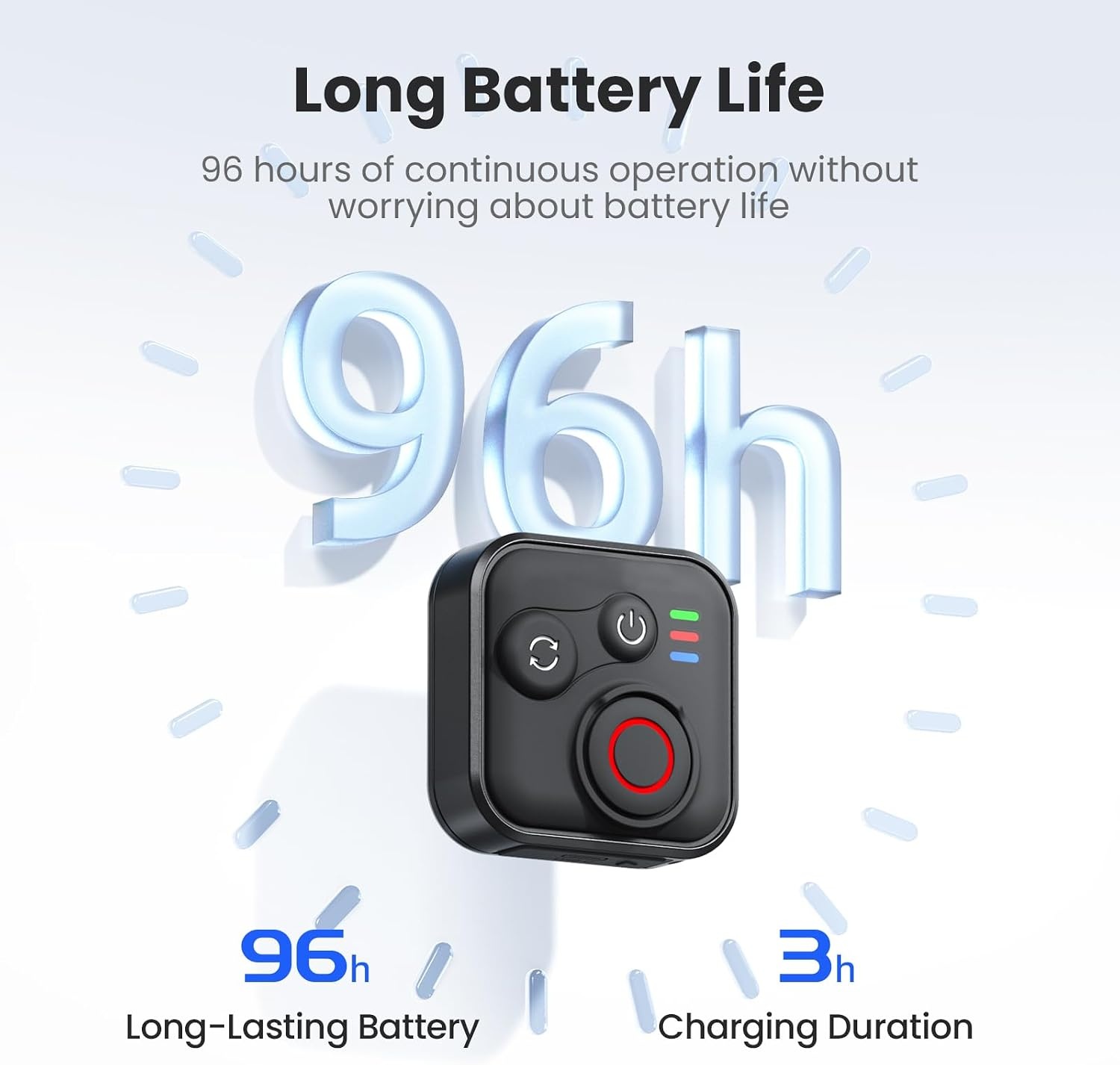 Bluetooth-Fernbedienung für Actionkameras - 30% Rabatt - Schwarz