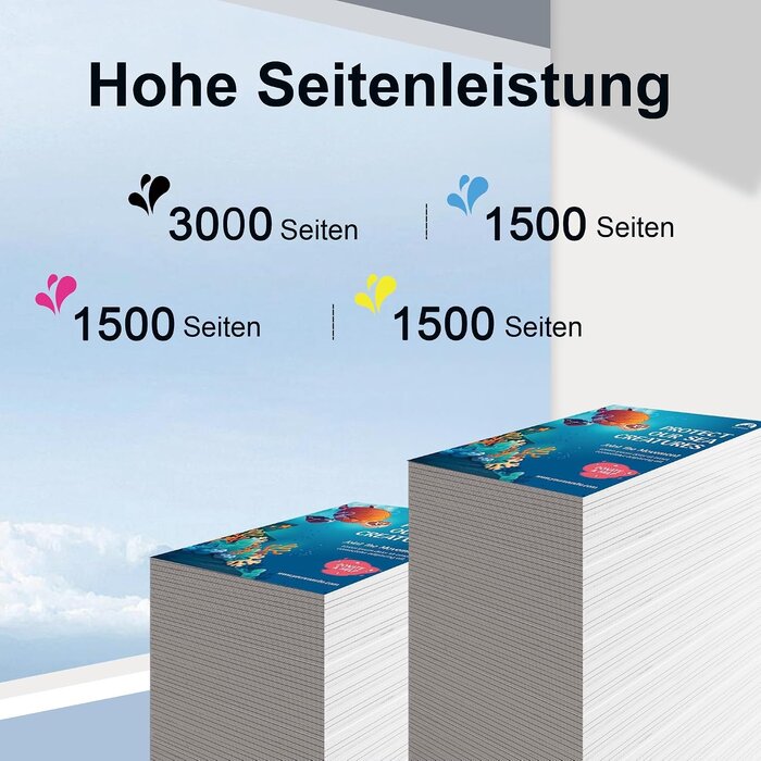 Tintenpatronen Set für Brother LC427 - 33% Rabatt - 4er Pack