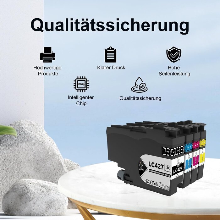 Tintenpatronen Set für Brother LC427 - 33% Rabatt - 4er Pack