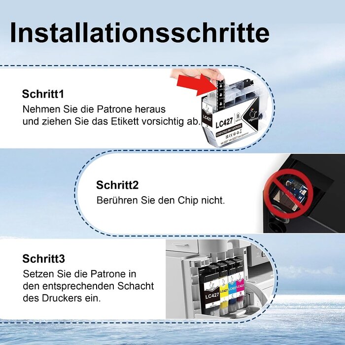 Tintenpatronen Set für Brother LC427 - 33% Rabatt - 4er Pack