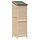 Massiver Fichtenholz-Gartenschrank, natur, 176,5 cm - 35% Rabatt