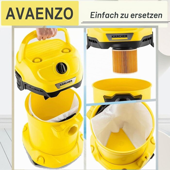 3er-Set Patronenfilter für Nass-/Trockensauger - 29% Rabatt