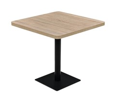 Vidaxl Bistrotisch 80x80cm Eichenoptik - 49% Rabatt