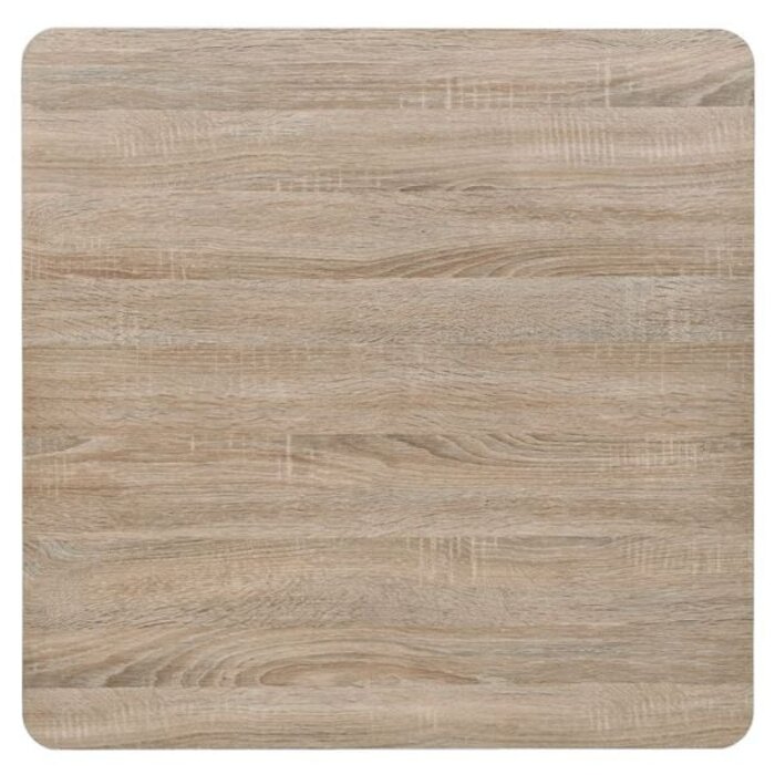 Bistrotisch 80x80cm Eichenoptik MDF Stahl - 35% Rabatt