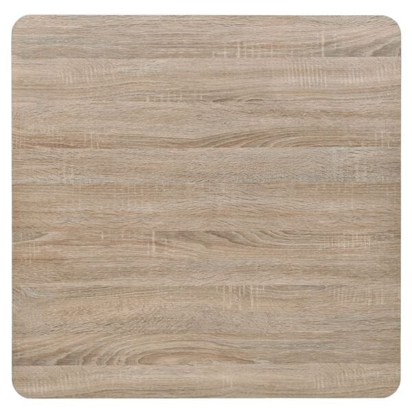 Bistrotisch 80x80cm Eichenoptik MDF Stahl - 35% Rabatt