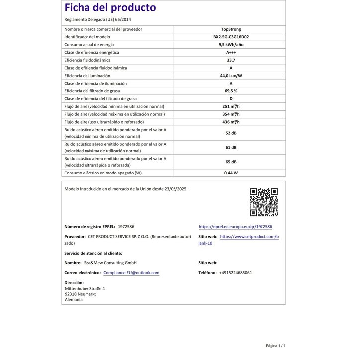 Wandabzugshaube 60 cm Edelstahl - 30% Rabatt - A+++ Effizienz