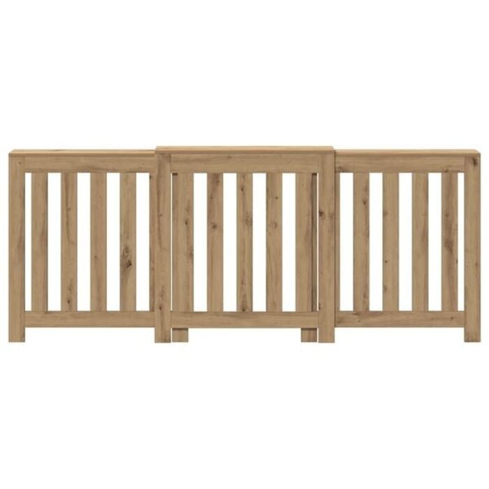Heizkörperverkleidung 205x83,5 cm Eiche-Optik - 34% Rabatt