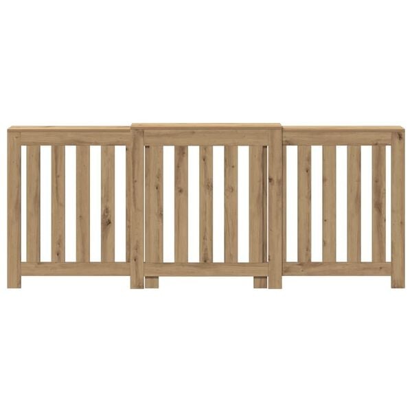 Heizkörperverkleidung 205x83,5 cm Eiche-Optik - 34% Rabatt