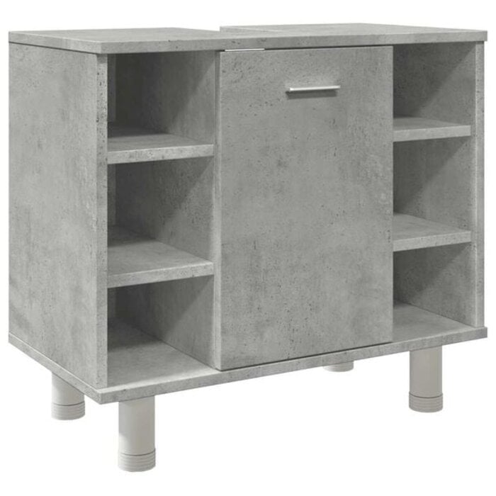 Waschtischunterschrank Betongrau 60x32x53,5 cm - 34% Rabatt