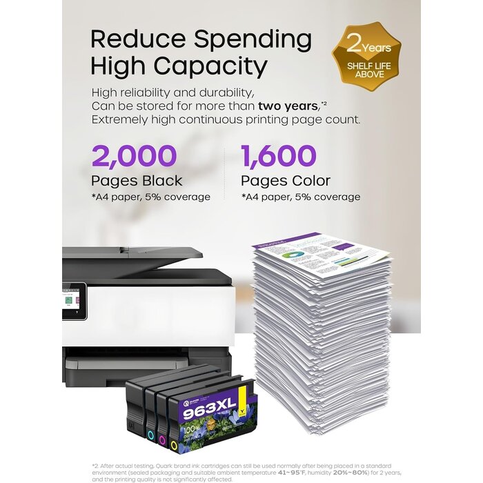 Tintenpatronen-Set 963XL für HP OfficeJet Pro 9000-Serie - 33% Rabatt