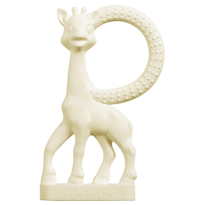 Baby-Geschenkset mit Vanille-Beißring beige - 29% Rabatt