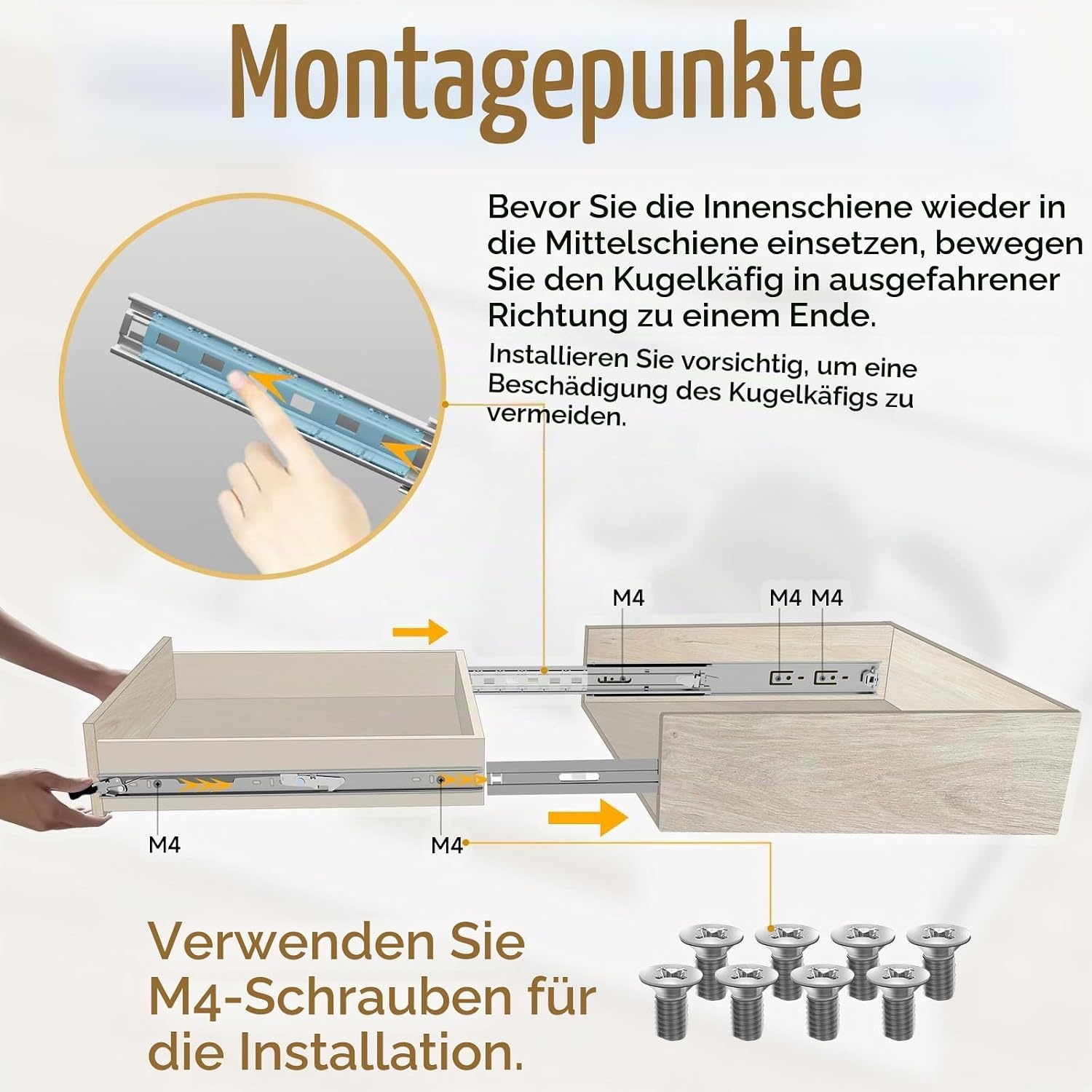 Schwerlast-Schubladenauszug 750 mm mit Verriegelung - 33% Rabatt