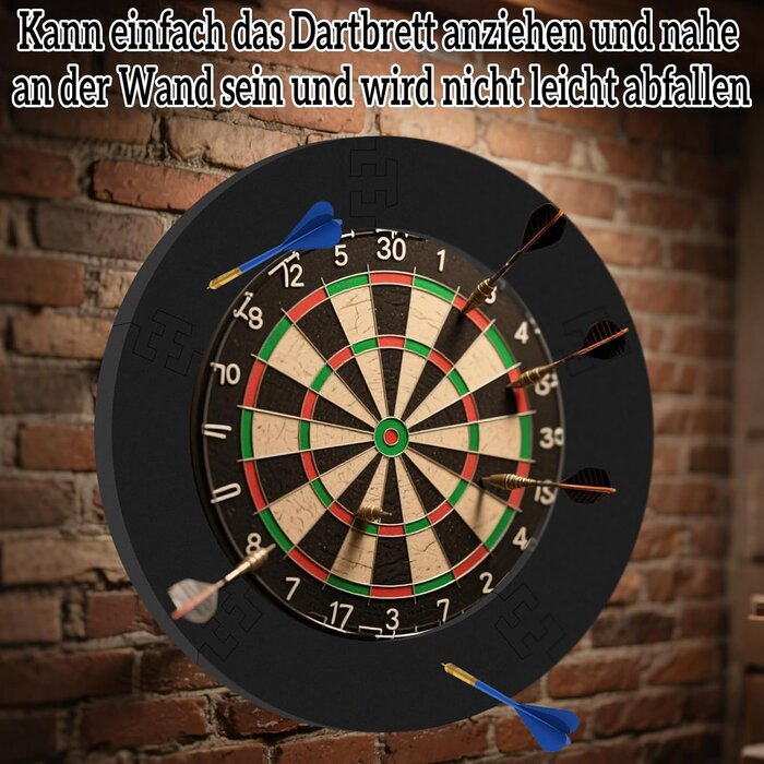 Dartboard-Surround Wandschutz für 45 cm Scheiben, 5-tlg., 31% Rabatt