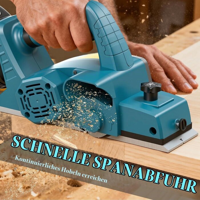 Akku-Handhobel 18V, 82mm Hobelbreite, 33% Rabatt - Profi-Qualität