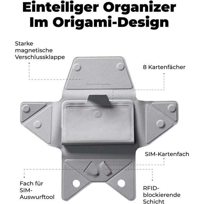 MagSafe Kartenhalter für 8 Karten, Taupe - 32% Rabatt