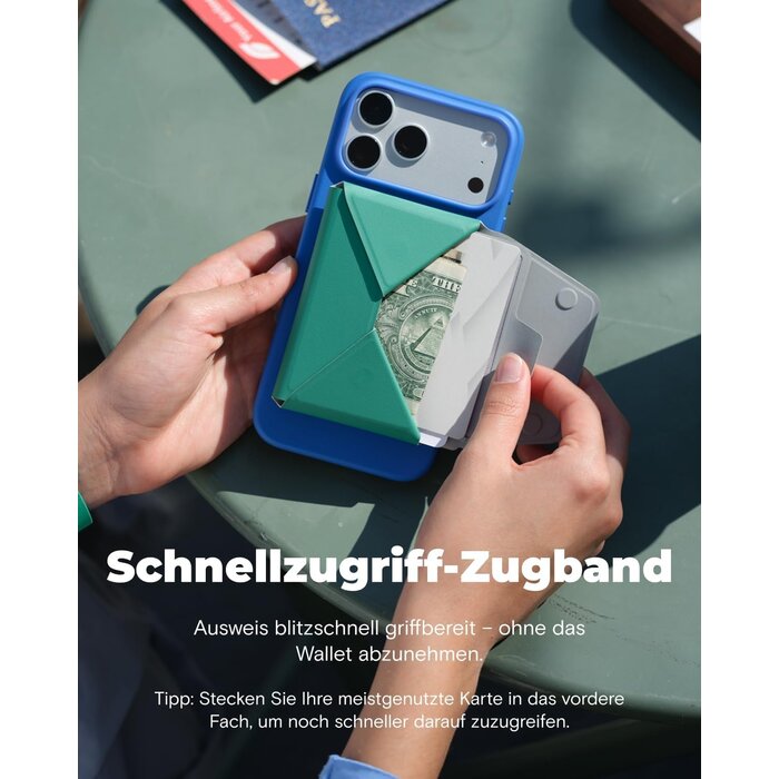 MagSafe Kartenhalter für 8 Karten, Taupe - 32% Rabatt