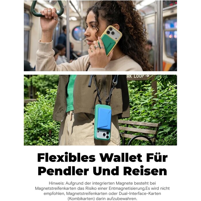 MagSafe Kartenhalter für 8 Karten, Taupe - 32% Rabatt