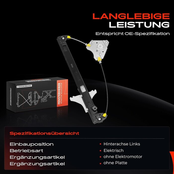 Fensterheber hinten links für VW Amarok 2010-2022 - 33% Rabatt