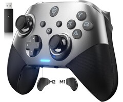 Kabelloser Gamecontroller Silber - Hall-Effekt - 41% Rabatt