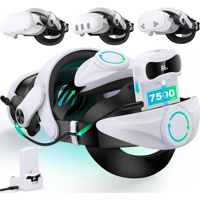 Ergonomisches VR-Kopfband für Quest 2, 3 & 3S - 29% Rabatt