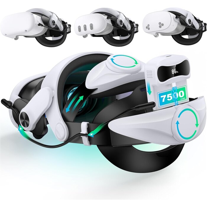Ergonomisches VR-Kopfband für Quest 2, 3 & 3S - 29% Rabatt