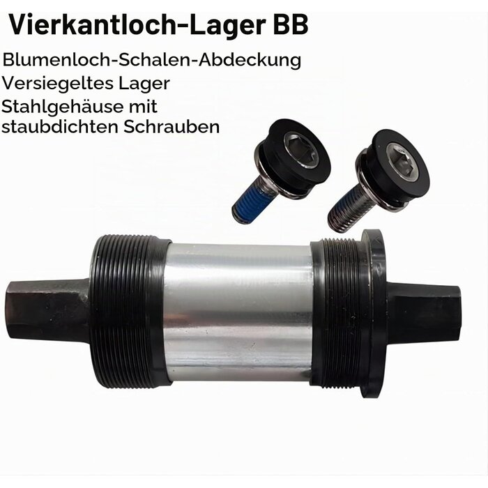 Mountainbike Kurbelgarnitur 36T 104 BCD, Vierkant - 32% Rabatt