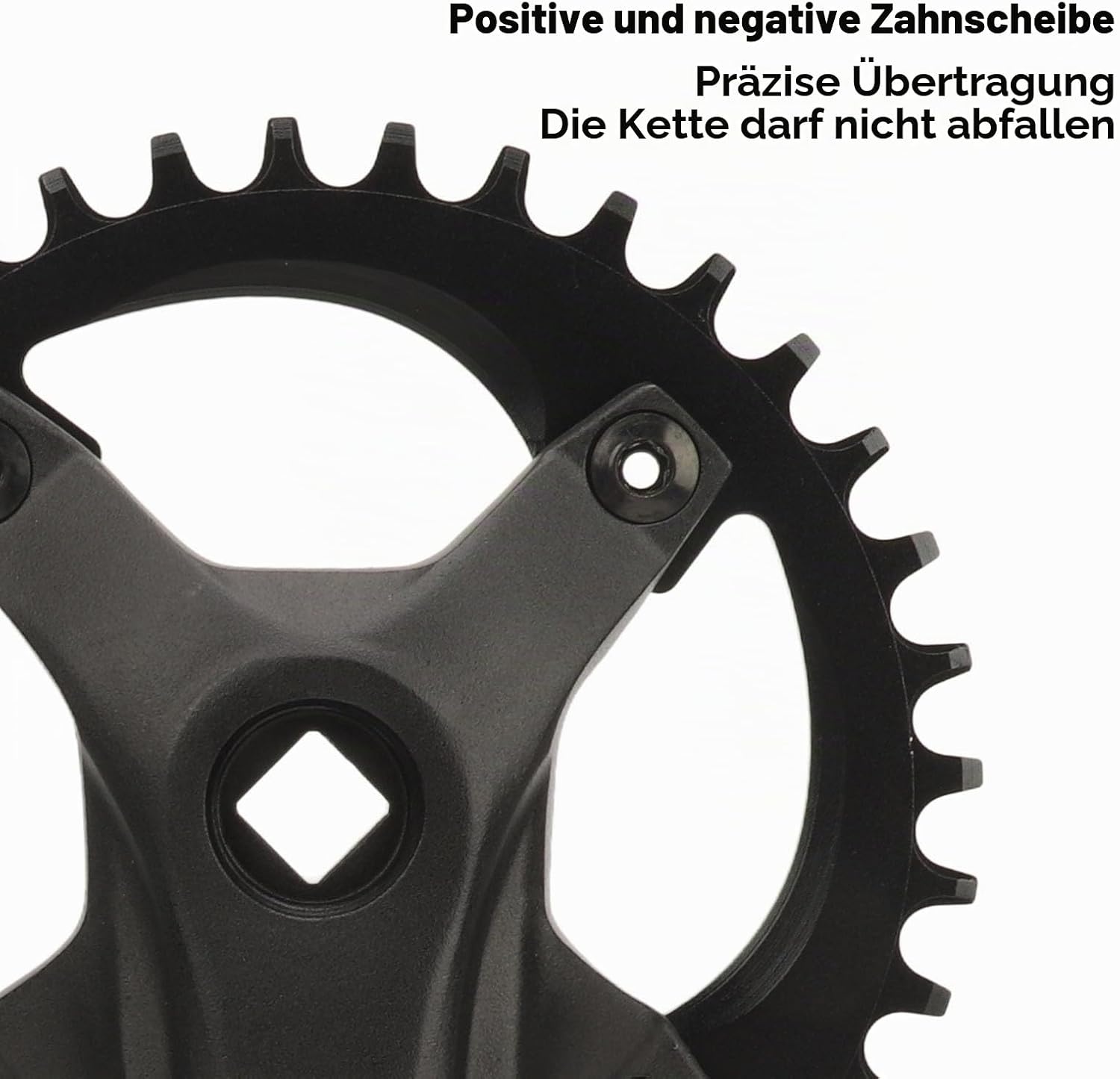 Mountainbike Kurbelgarnitur 36T 104 BCD, Vierkant - 32% Rabatt