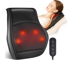 Shiatsu Massagekissen mit Wärmefunktion - 44% Rabatt - Ausgepackt & Neuwertig