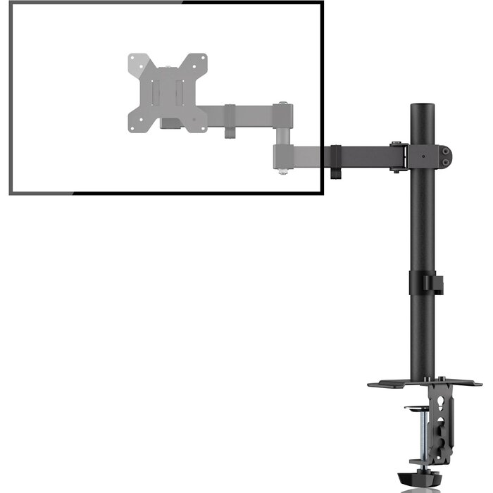 Ergonomischer Monitorarm 80 cm, 13-32 Zoll, Weiß - 30% Rabatt