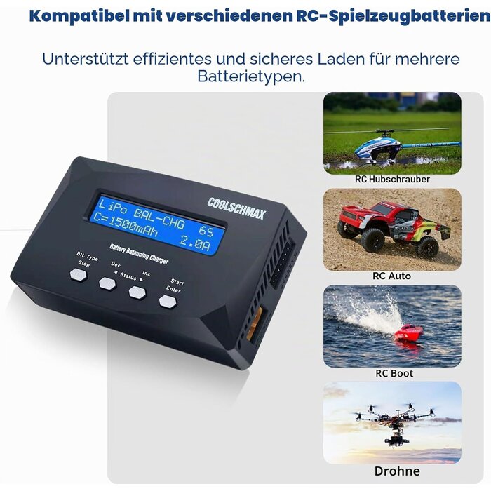 Universelles XT60 Akkuladegerät und Tester - 31% Rabatt