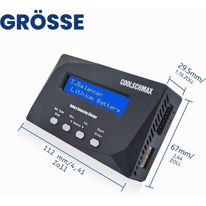 Universelles XT60 Akkuladegerät und Tester - 31% Rabatt