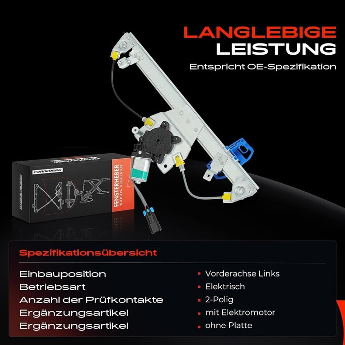 Elektrischer Fensterheber mit Motor vorne links 34% Rabatt für Fiat 500