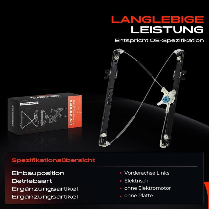 Frankberg Fensterheber vorne links für Range Rover IV L405 - 33% Rabatt