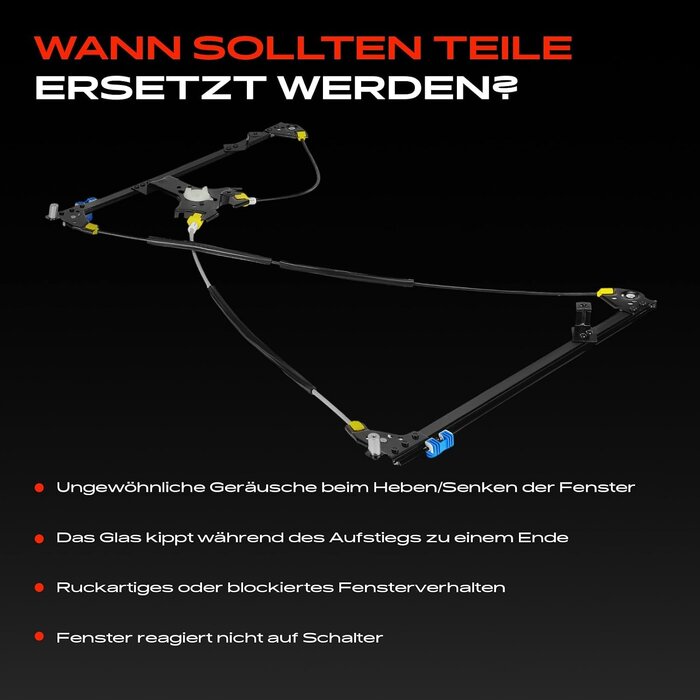 Fensterheber links ohne Motor für Renault Clio III (2005-2014) - 33% Rabatt