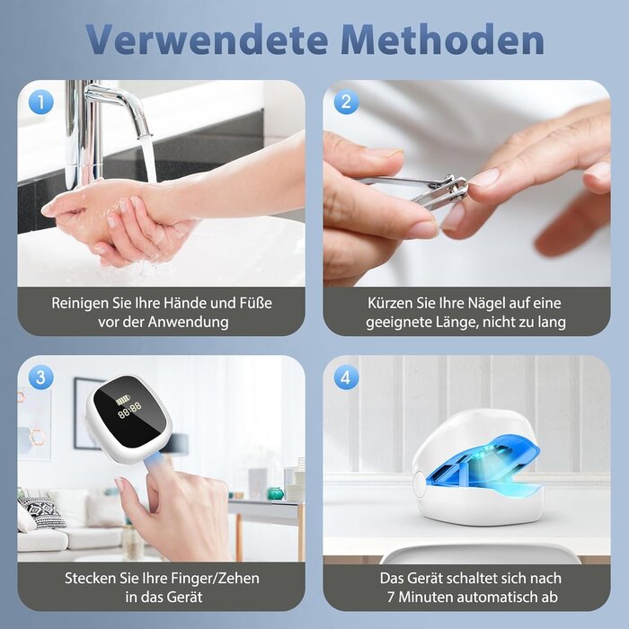 Nagellaser gegen Nagelpilz - Kompakt & effektiv - 31% Rabatt