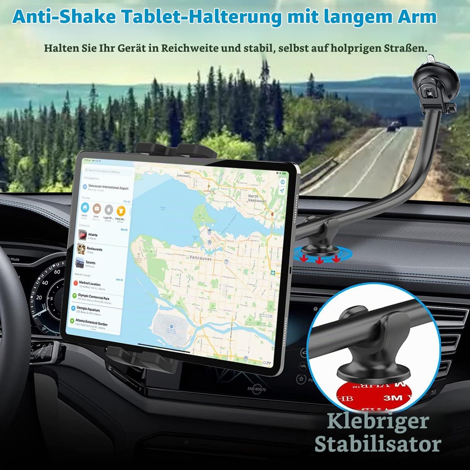 Flexible Tablet- & Handyhalterung fürs Auto - 31% Rabatt