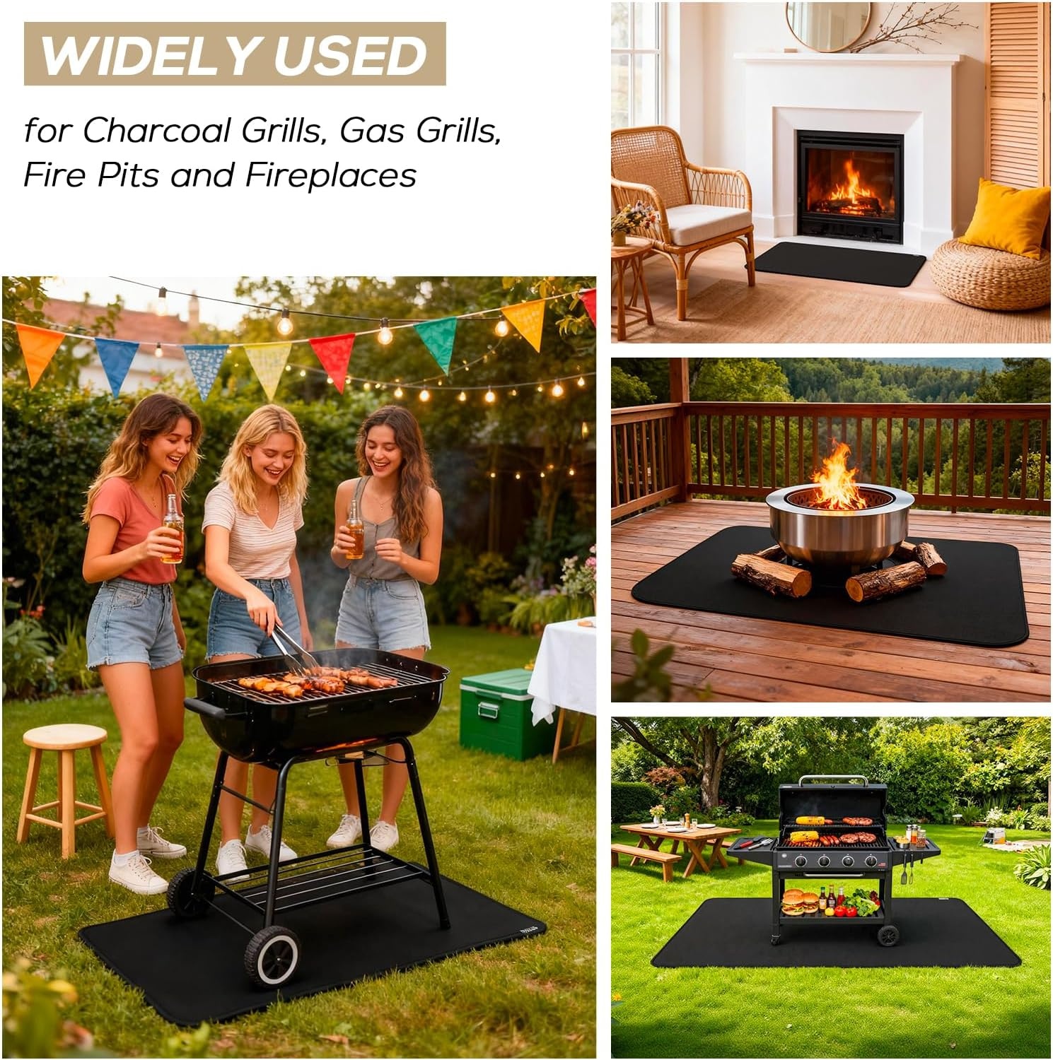 Feuerfeste Grillmatte 75x120cm - 31% Rabatt auf Retourenware