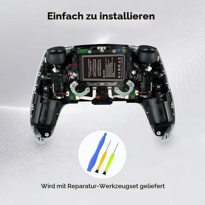 2x Ersatzakku für PS4 Controller - 7200 mAh - Inkl. Werkzeug - 29% Rabatt