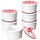 6x Ramekins Creme-Brûlée-Förmchen 240 ml mit Deckel - 29% Rabatt