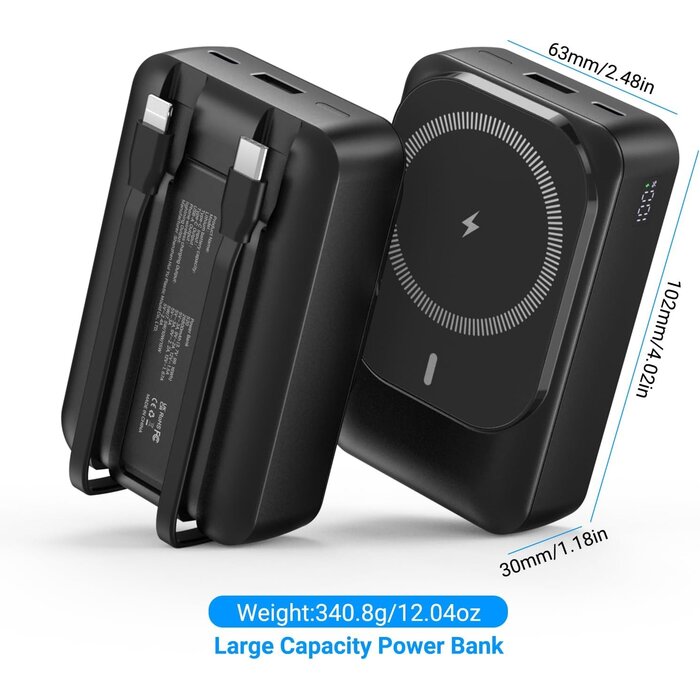 Magnetische 26.800 mAh Powerbank mit 22,5W Schnellladen - 32% Rabatt