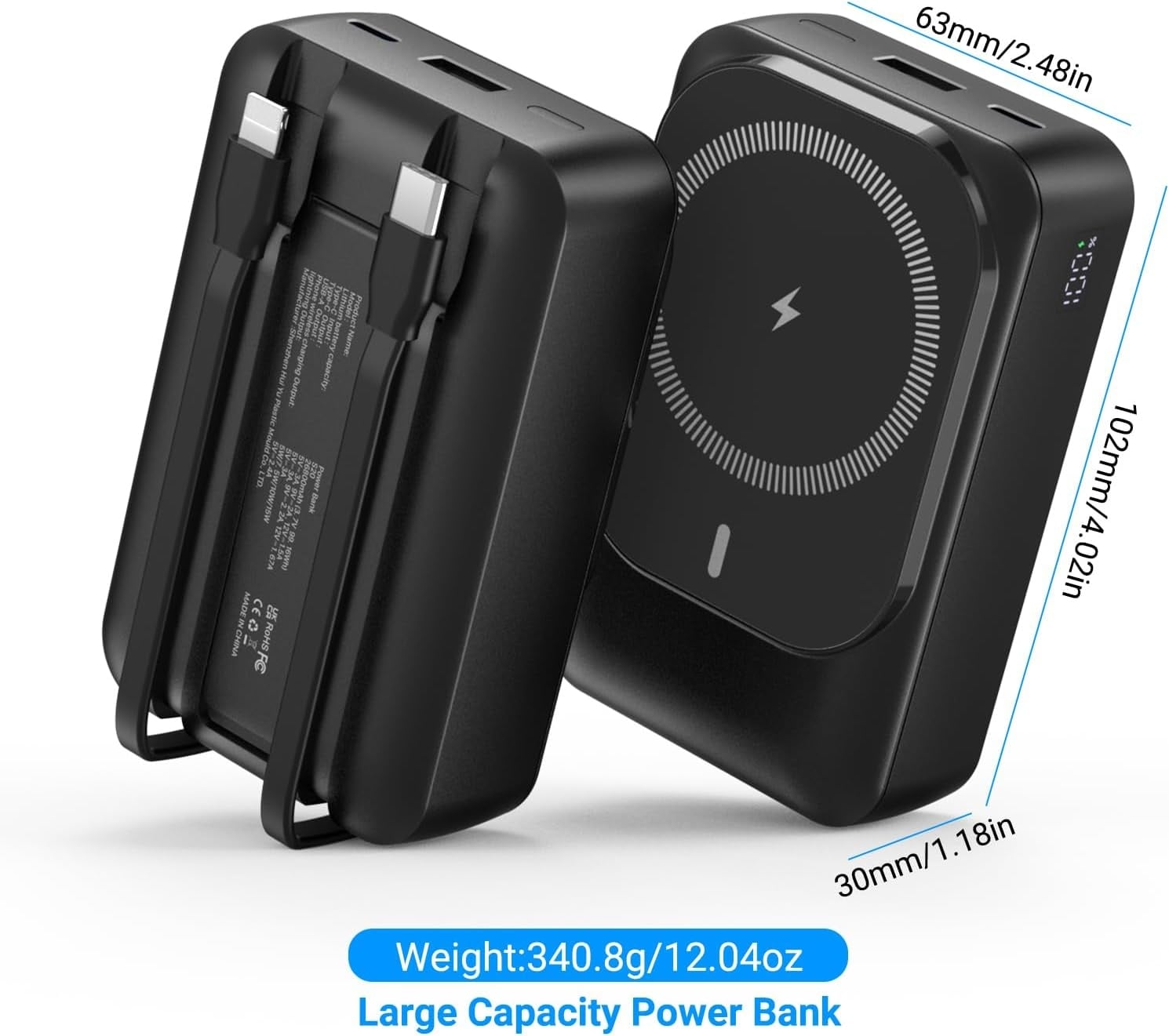 Magnetische 26.800 mAh Powerbank mit 22,5W Schnellladen - 32% Rabatt