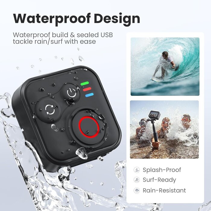 Bluetooth-Fernbedienung für Action-Kameras & Smartphones - 30% Rabatt