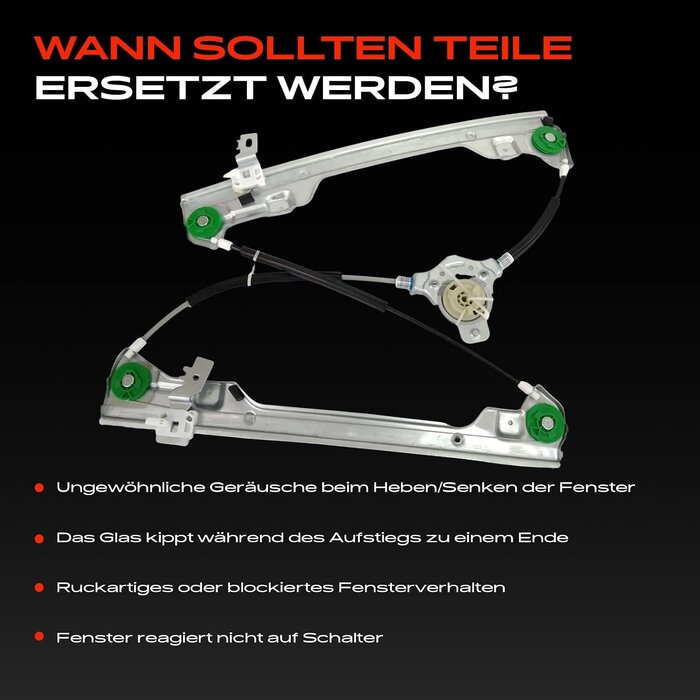 Fensterheber Mechanik vorne rechts Nissan Primera P12 2002-2008 - 34% Rabatt