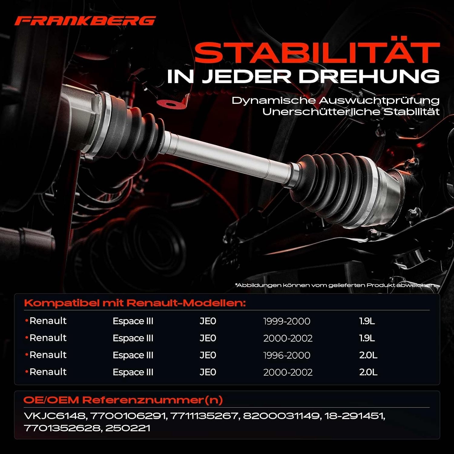 Antriebswelle Vorderachse Renault Espace III 730mm - 34% Rabatt