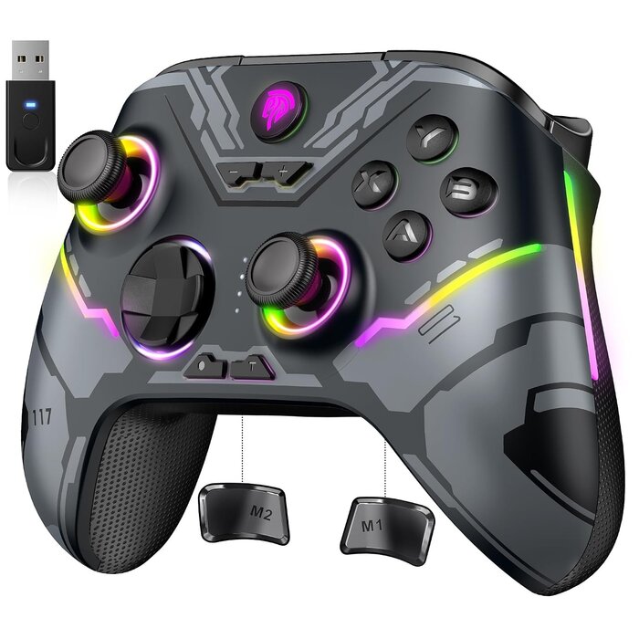 Kabelloser Multi-Plattform Controller mit Hall-Effekt - 30% Rabatt