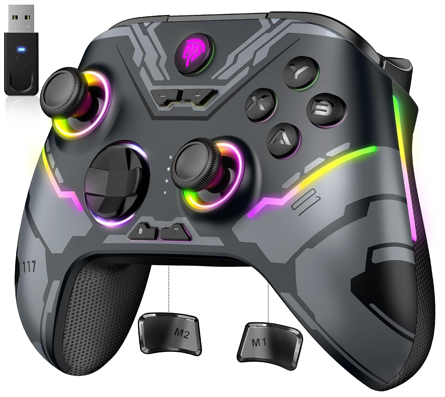 Kabelloser Multi-Plattform Controller mit Hall-Effekt - 30% Rabatt