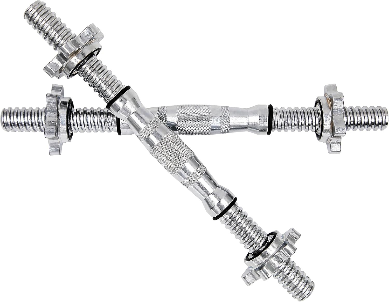 Kurzhantelstangen Set 35 cm, 25 mm, verchromter Stahl - 30% Rabatt