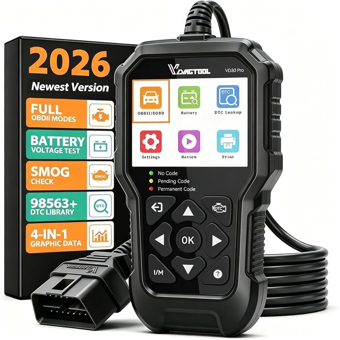 OBD2 Diagnosegerät VD30 Pro - Fehlercode-Lesegerät - 33% Rabatt