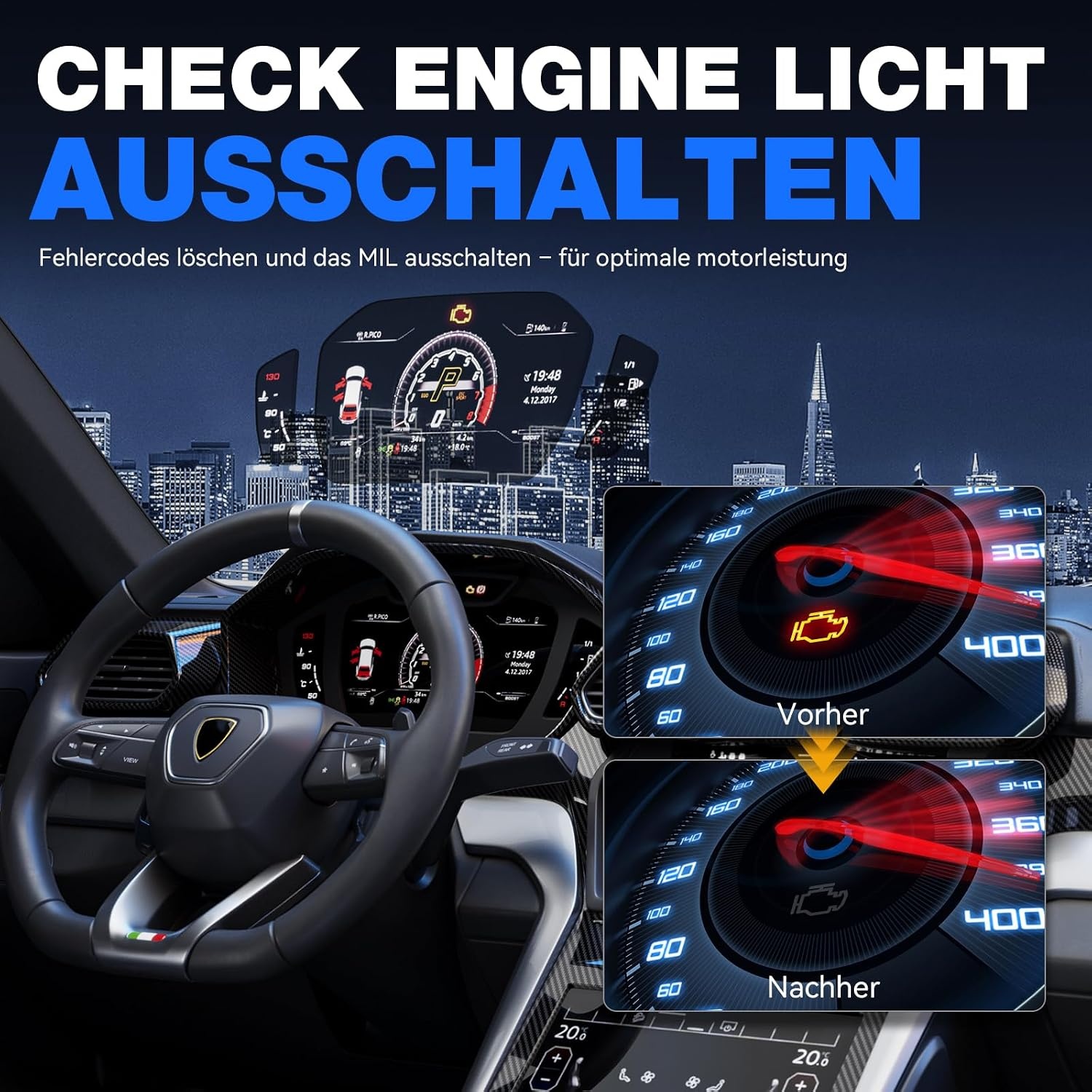 OBD2 Diagnosegerät VD30 Pro - Fehlercode-Lesegerät - 33% Rabatt
