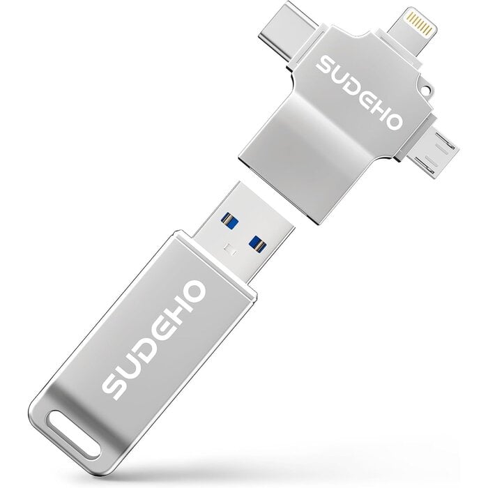 4-in-1 Flash-Laufwerk 128 GB - 31% Rabatt auf den USB-Stick